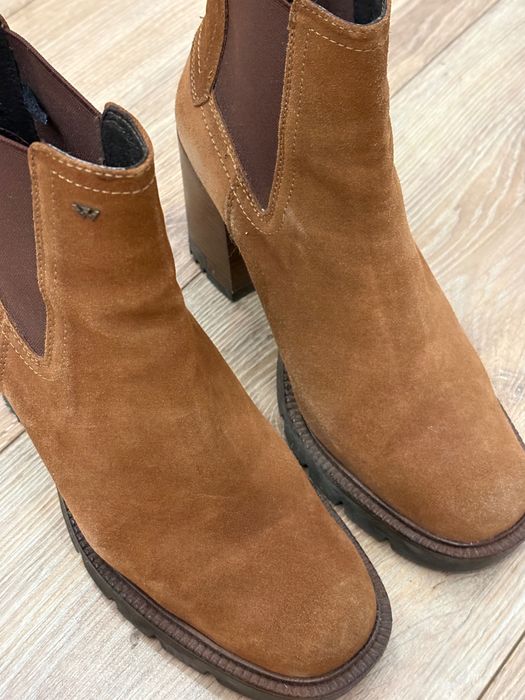 Wojas botki damskie skóra