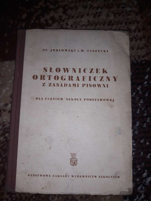 Słowniczek ortograficzny z zasadami pisowni