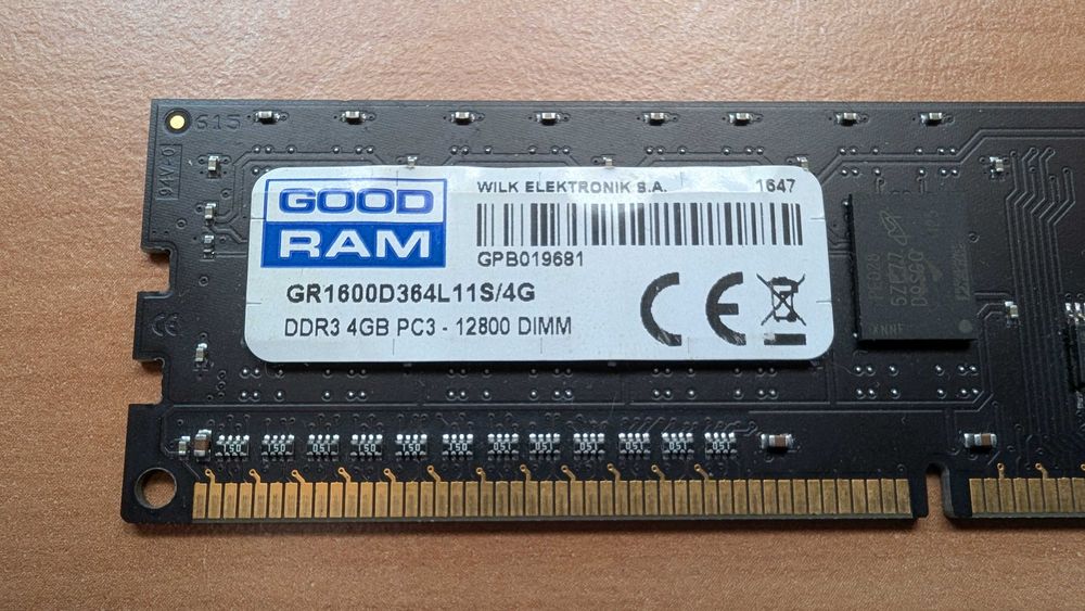 Оперативна пам'ять Goodram DDR3 4Gb PC3