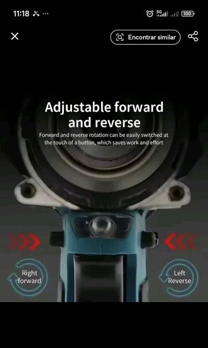 MAKITA Berbequim aparefusadora e furadora NOVA DDF48