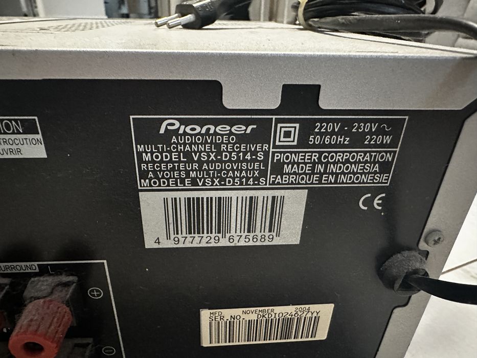 Amplituner kina domowego Pioneer VSX-D514-S,
