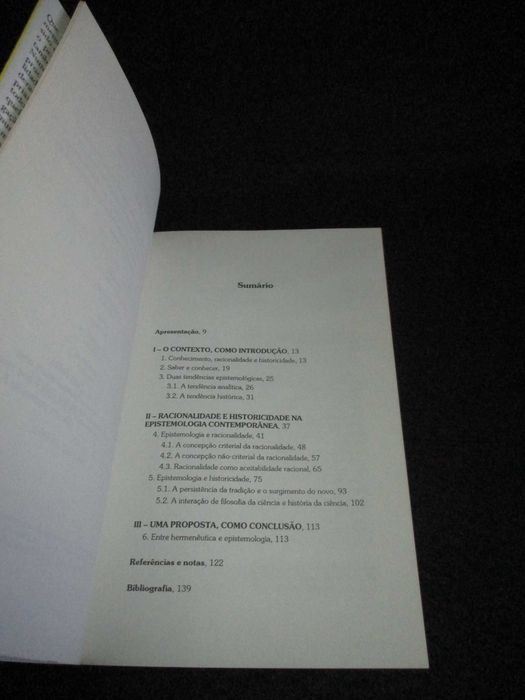 Livro As Fronteiras da Epistemologia Luiz Carlos Bombassaro