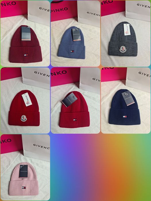 Czapki zimowe męskie  damskie  premium kolory mon