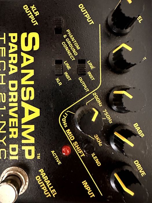 Tech 21 SansAmp Para Driver DI – Made in USA – Bom Estado