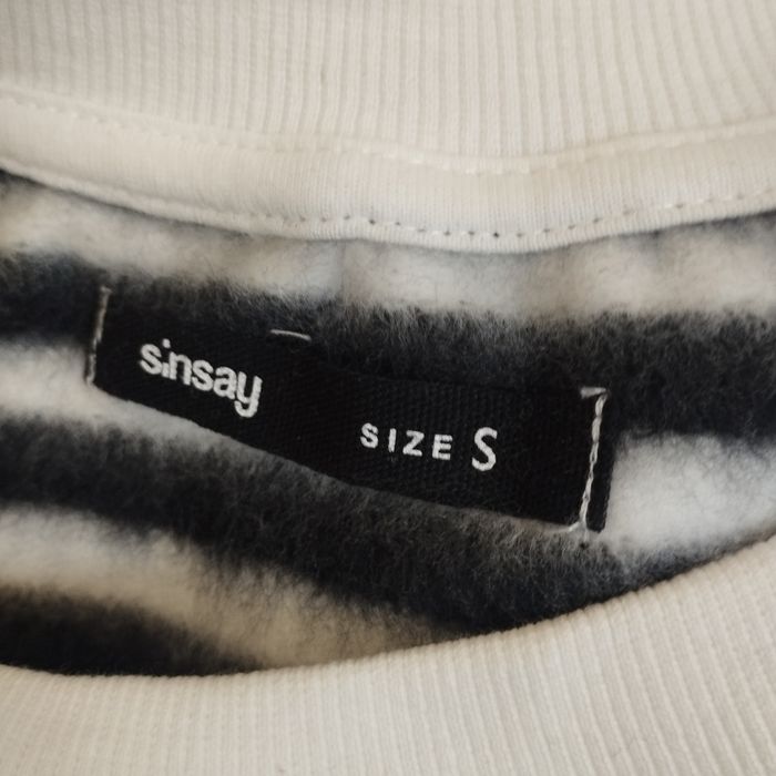 Bluza damska  Sinsay w paski S/M/L ocieplana oversize meszek nowa
