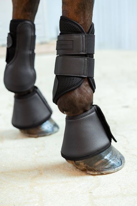 Kaloszki dla konia Avina, czarny, Full, Covalliero