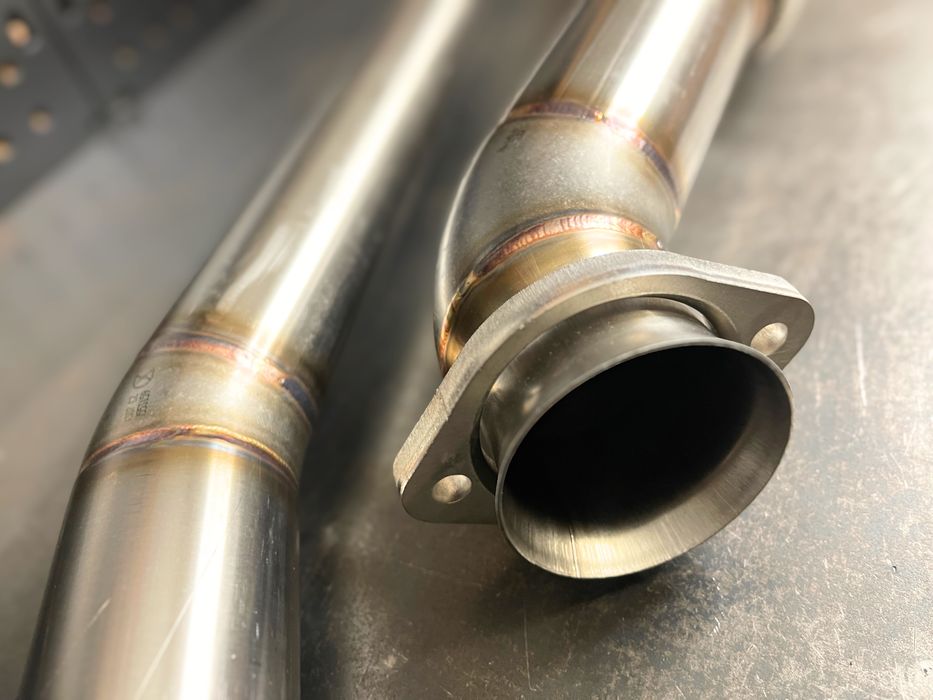 Downpipe 3” BMW e39 525d 530d m57 pełny decat