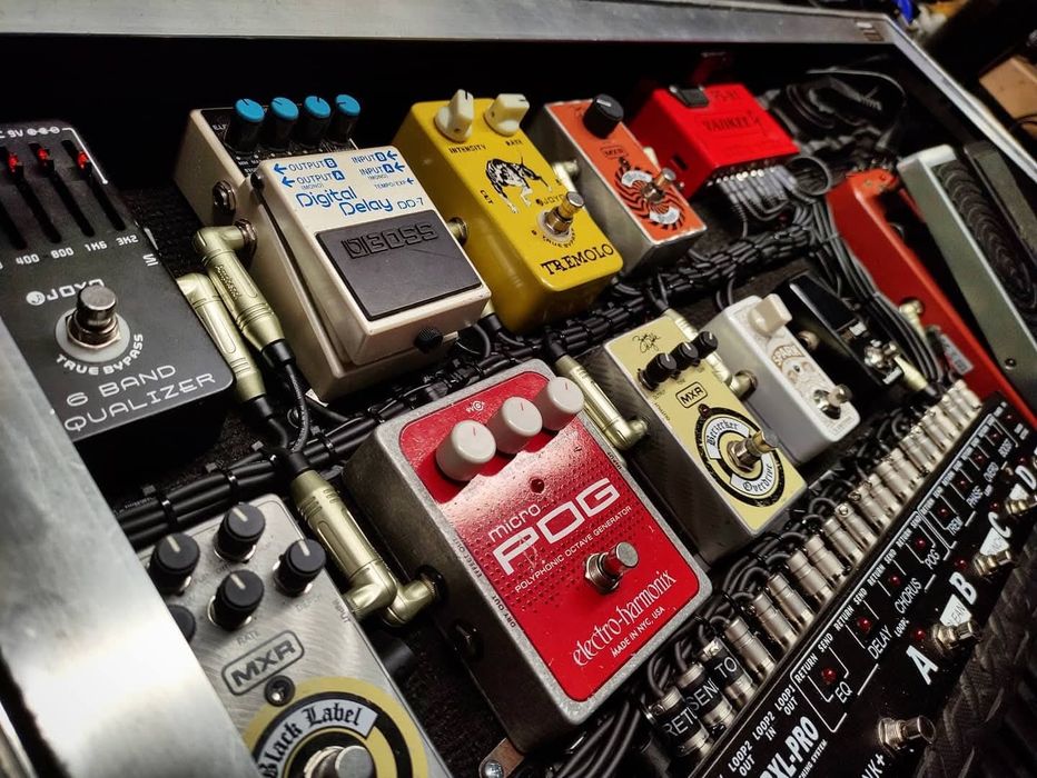 Pedalboard MXR, Dunlop, Boss, Pog, Joyo, Polytune