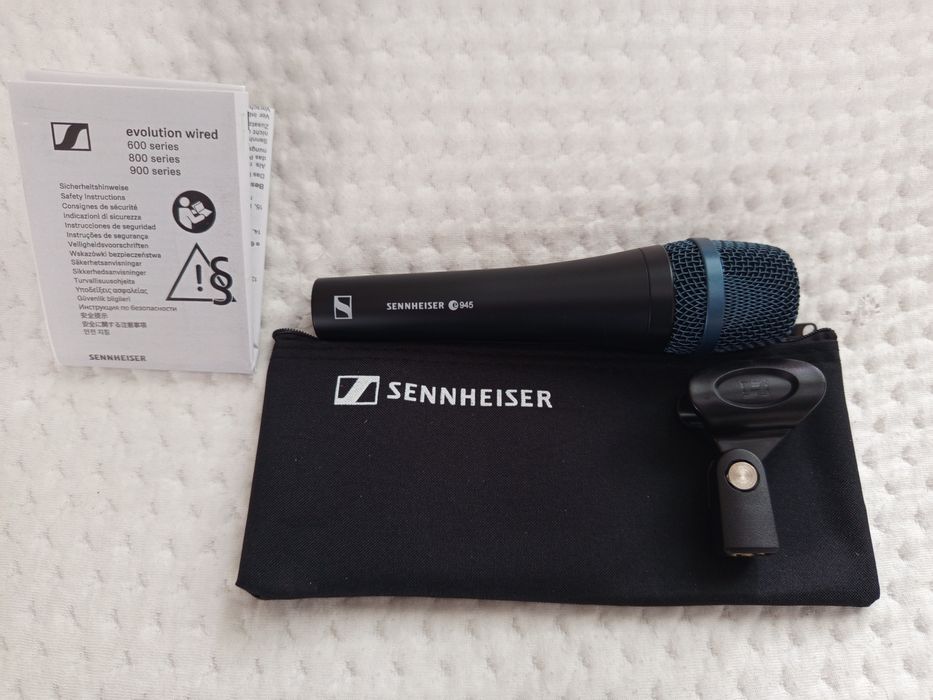 Sennheiser e 945 dynamiczny mikrofon estradowy