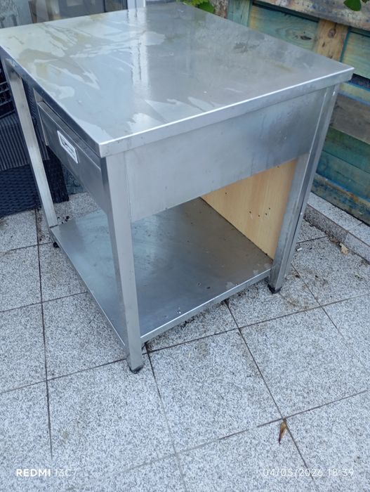 Bancada de inox 80x70