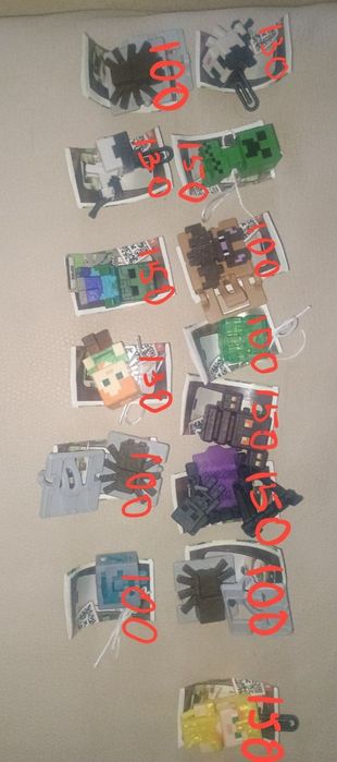 Kinder joy/Кіндер Джой фігурки Minecraft продаж