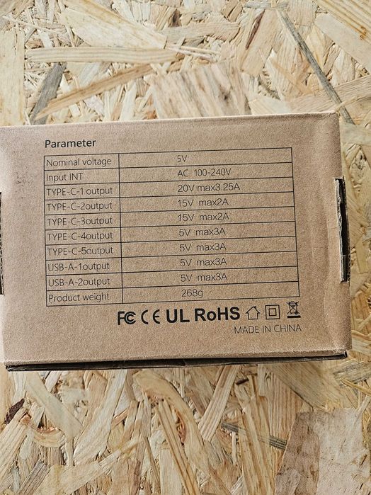 Ładowarka sieciowa 140W USB C USB A szybkie ładowanie PD QC GaN