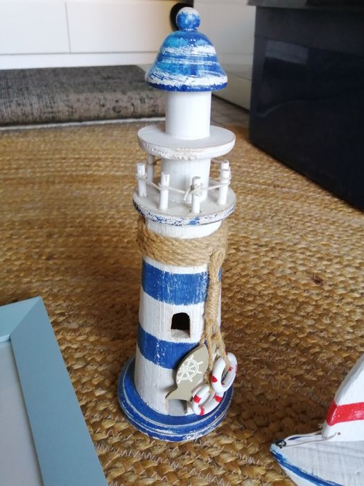 Objetos decorativos tema mar