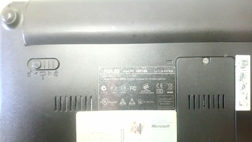 Asus eee pc 1001HA - disco HD 160gb