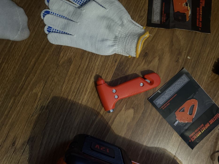 Zestaw elektryczny podnośnik samochodwy 3W1 plus klucz pneumatyczny