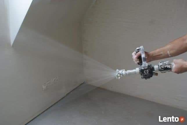 Gładzie natryskowo-agregatem...Profesjonalnie..Tynki dekoracyjne...