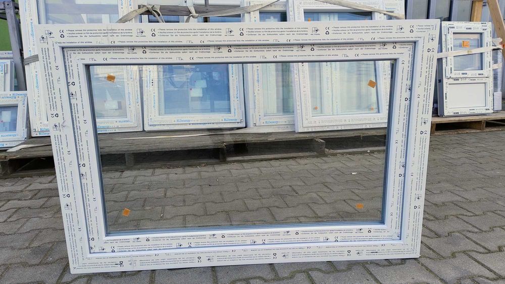 Okna gospodarcze inwentarskie 120x80 uchylne