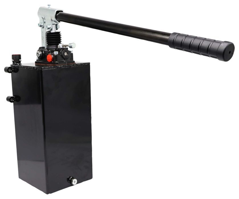 POMPA HYDRAULICZNA Ręczna Dwustronna 25cm3 PRBD + Zbiornik 10L [4374]