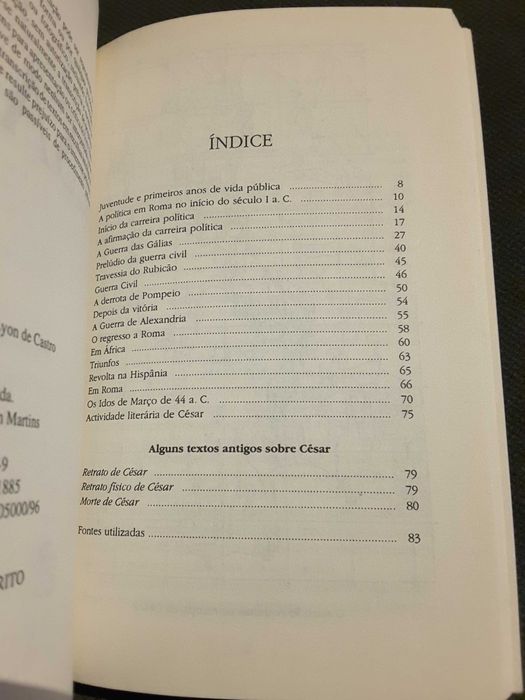 Historiogafia Grega/ Viriato/Júlio César/ Séneca/ Nero/ Marco Aurélio