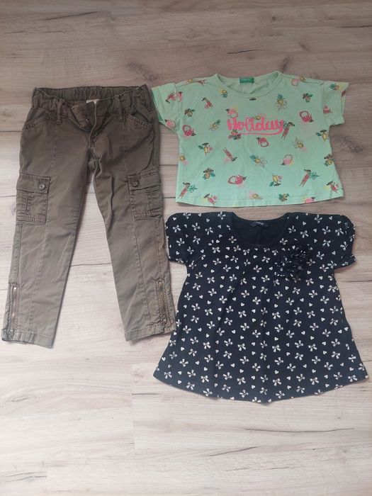 Paczka ubrań dla dziewczynki rozmiar 98-104