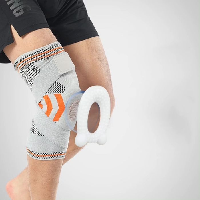 Бондаж для колена с фиксаторами на лепучках.Наколеник