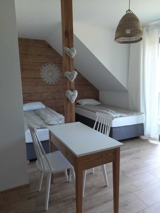 Biała Czapla apartamenty nad jeziorem Sajenek