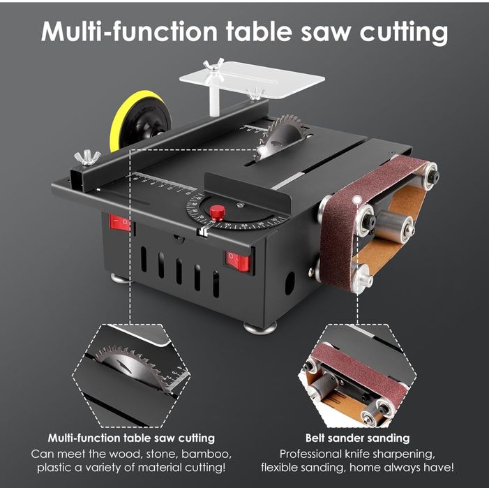 Mini serra mesa 3 em 1