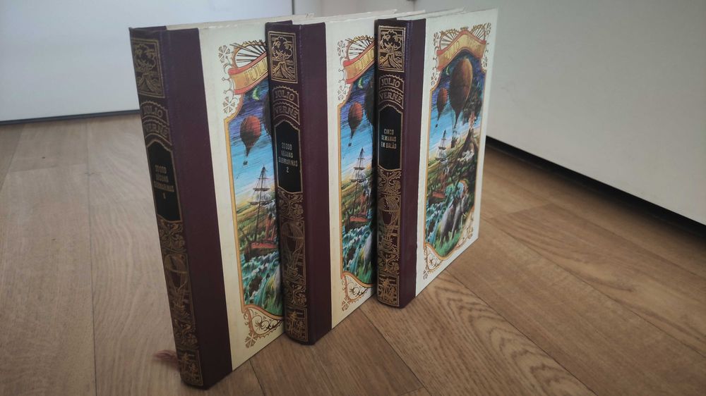 Júlio Verne, 20000 Léguas Submarinas, Cinco Semanas em Balão, Vintage