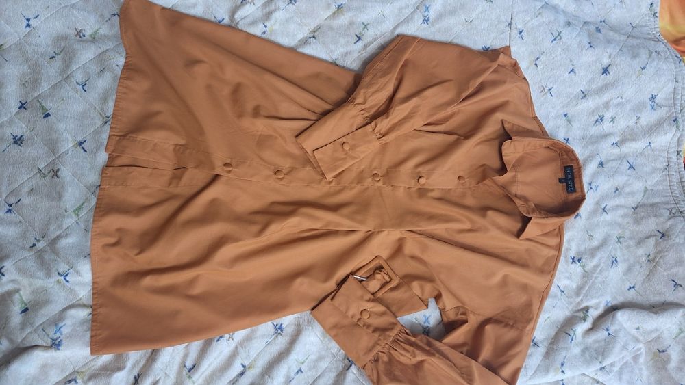 Elegancka koszulowa sukienka szmizjerka 36/38