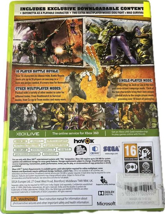 Gra Xbox 360 Anarchy Reigns