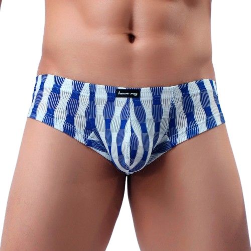 Męskie Erotyczne Przeźroczyste Bokserki Brazyliany - Stringi - XL