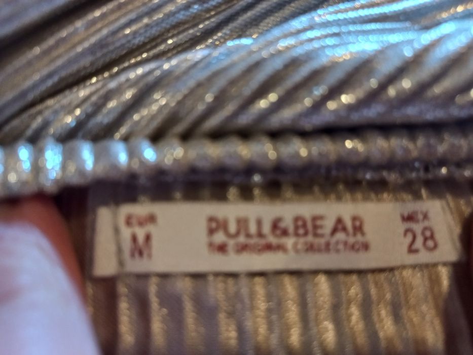 Srebna sukienka M pull& bear