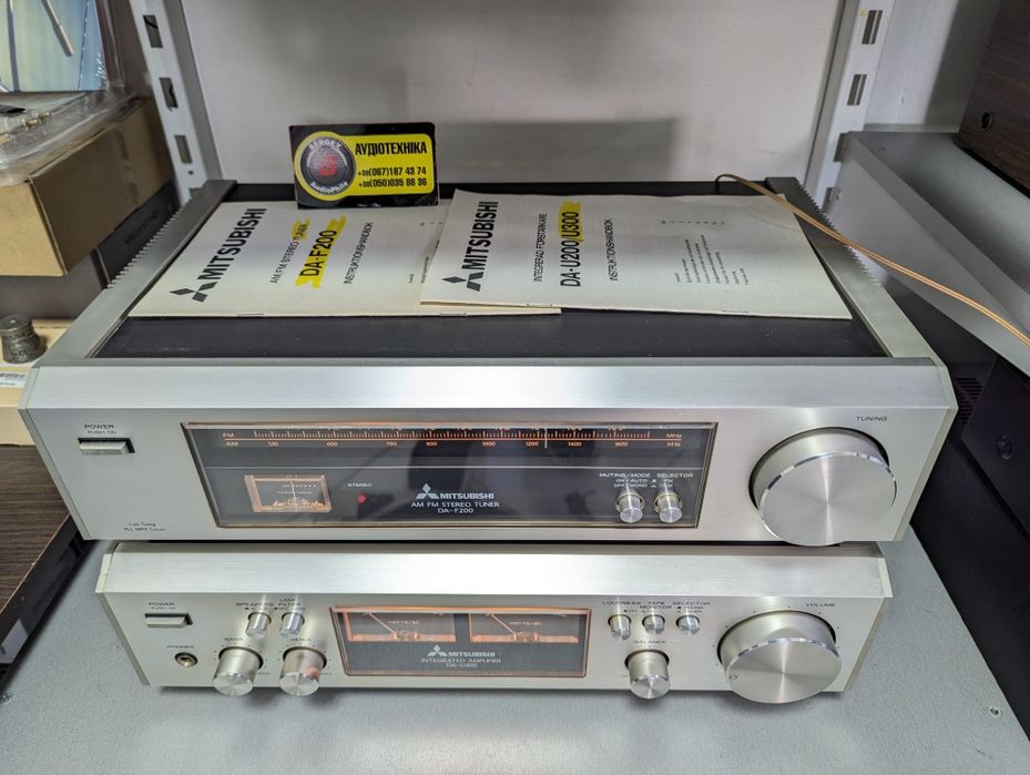 Hi-Fi Стерео усилитель Mitsubishi DA-U300/F200. 2х70 Вт. JAPAN