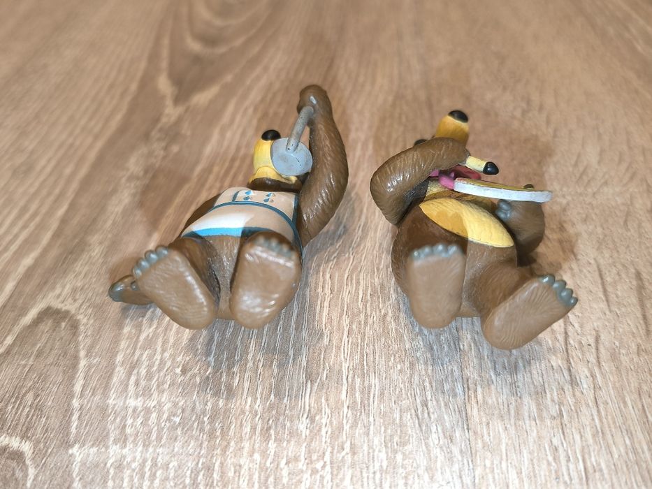 Masza i Niedźwiedź/2 Figurki Niedźwiedzi/Artysta Malarz i Kucharz/8 cm