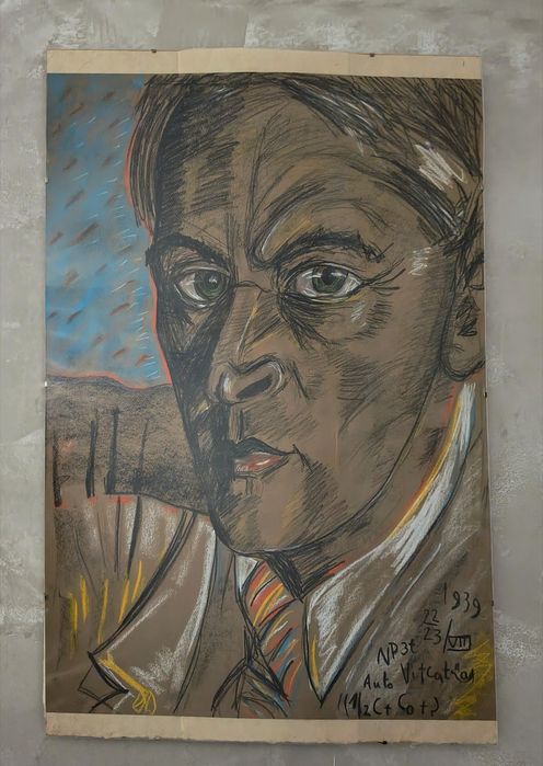 Autoportret Witkacego 50x65cm kopia