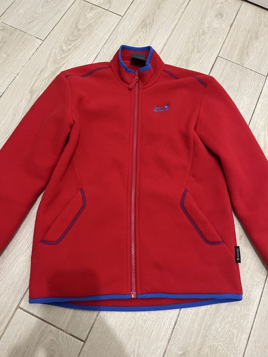 Червона флісова кофта/фліска Jack Wolfskin 152