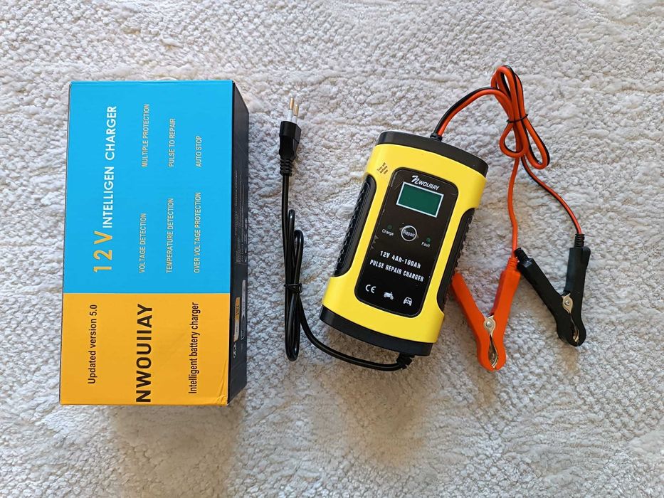 Carregador de Baterias de Carro / 6A 12Volts (NOVO)