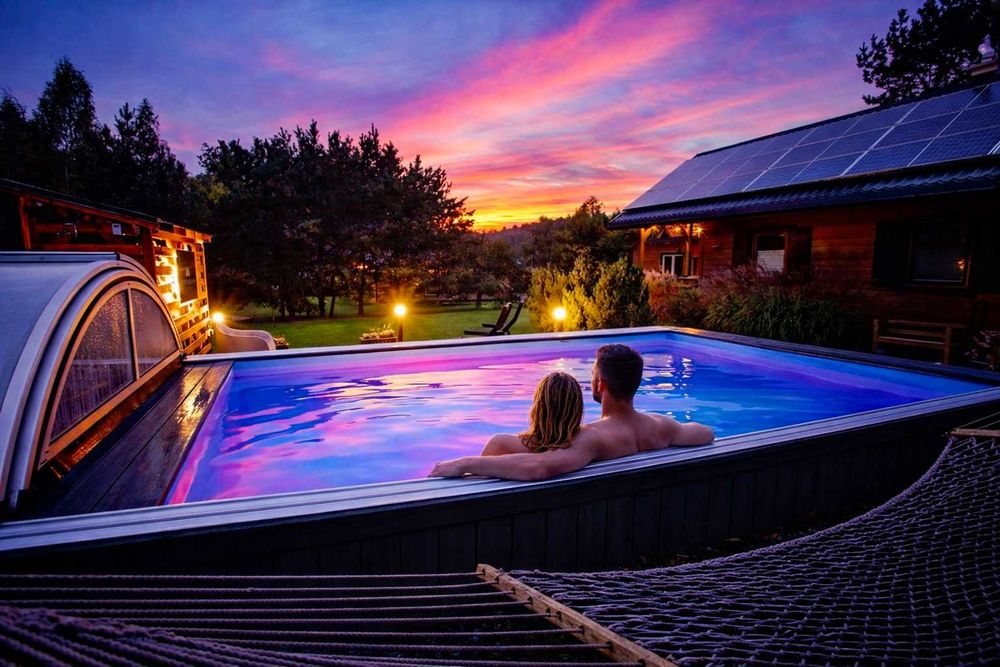 Komfortowe Domki na Mazurach z basenem , jacuzzi, sauną i salą zabaw