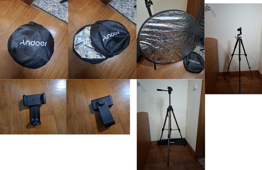 Kit Profissional para YouTube / Video – Luzes, Tripés e Teleprompter