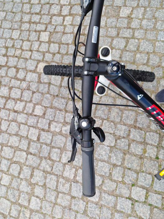 Rower młodzieżowy Unibike Mission 26"/14" czerwono czarny