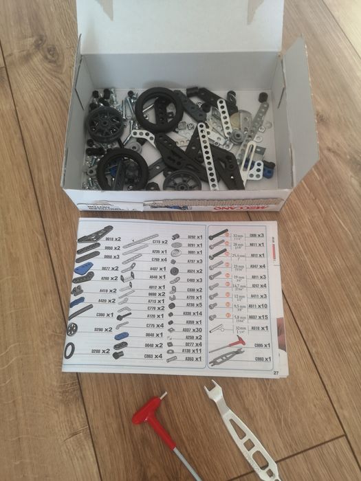 Meccano motorcycles klocki metalowe konstrukcyjne