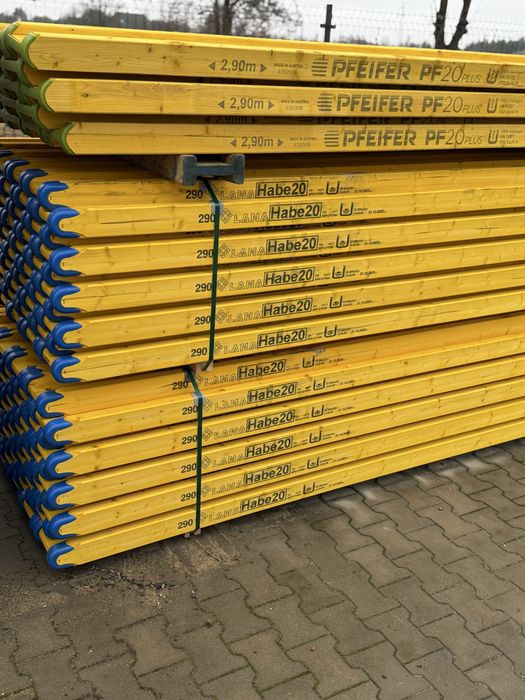 Stemple budowlane metalowe szalunki stropowe strop dźwigary budowlane