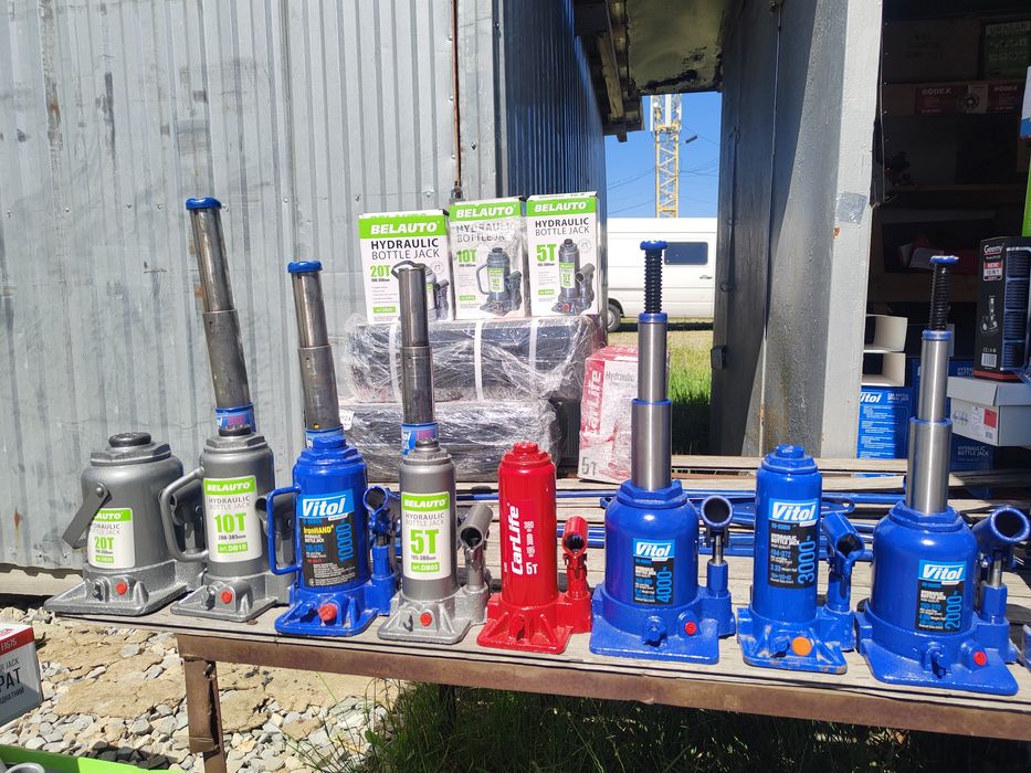 Домкрат бутилка гідравлічний пляшковий бутылочный вся лінійка 2-50 т.