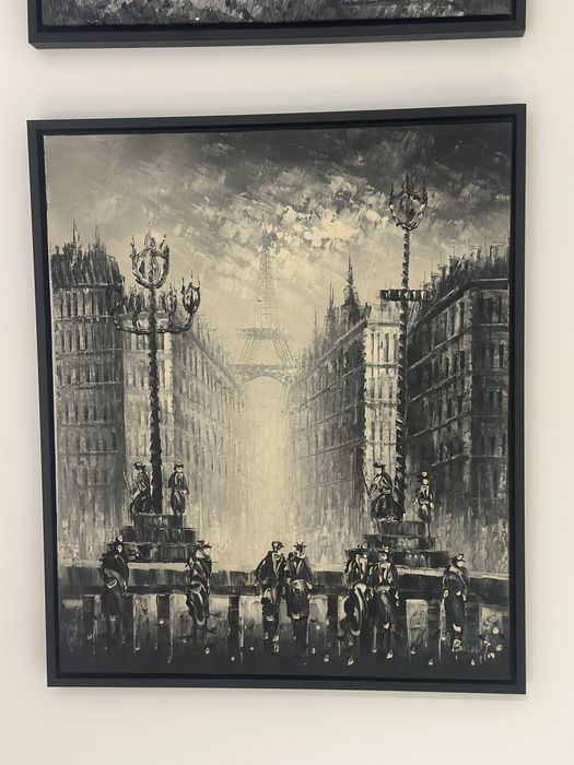 Telas Paris preto e branco