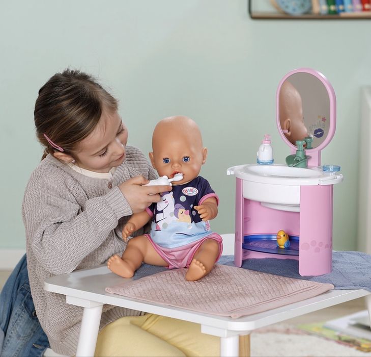 Умивальник  Baby Born Ранковий догляд для Бебі Борн Емма та Стільчик