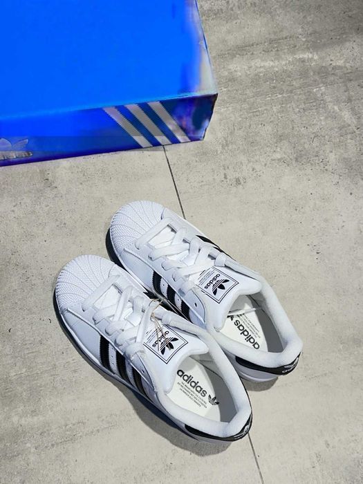Oryginalne buty adidas Superstar|XLG White R.42