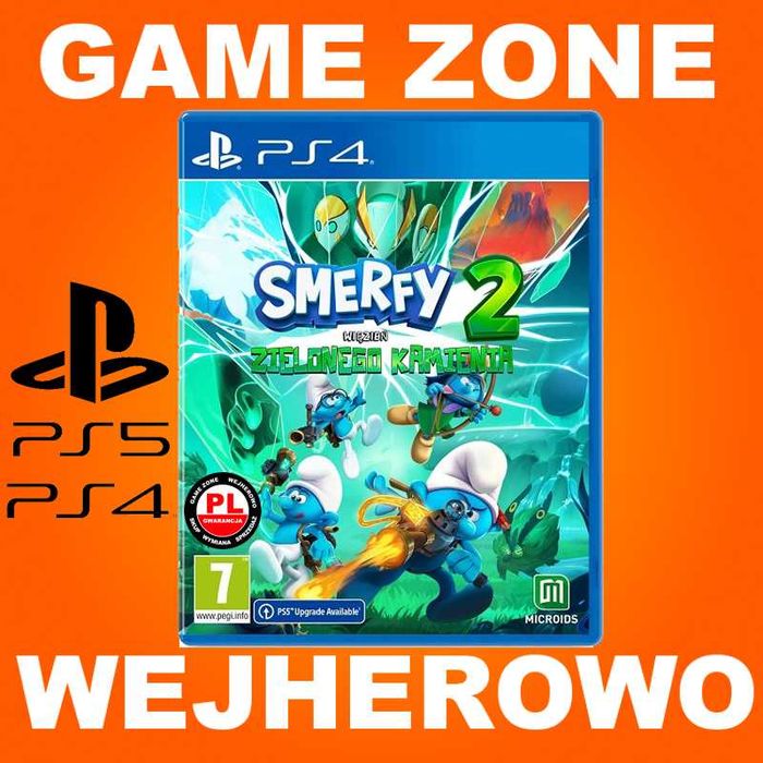 SMERFY 2 PS4 + Slim + Pro + PS5 = PŁYTA PL Wejherowo