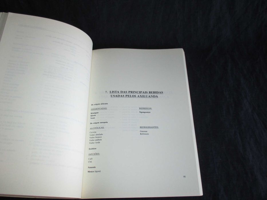 Livro A Alimentação do Muxiluanda Instituto Camões