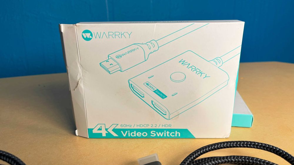 2x Przełącznik HDMI, Rozdzielacz 4K WIDEO HDCP 2.2 HDR 60Hz  WARRKY sp