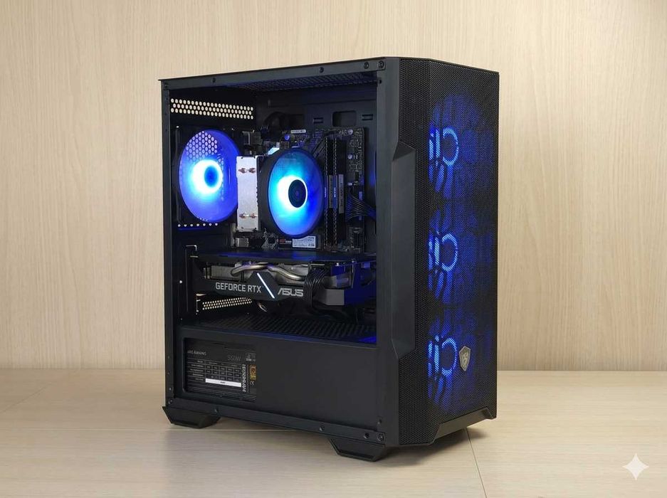 PC Torre Gaming [Garantia] Ryzen 5 + RTX + 16GB RAM + SSD + W11